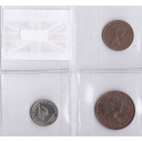 JERSEY serie di 3 monete anni misti in buona conservazione